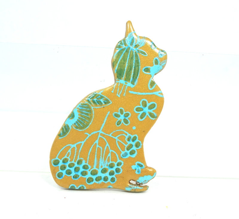 Broche chat, Boutons d'Auj'3-K-21 (7)