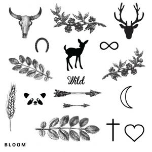 bloom planche-tattoo-wild