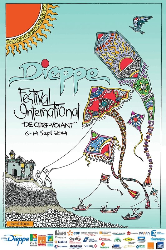 Ville de Dieppe - Festival de cerf-volant - Le festival de cerf