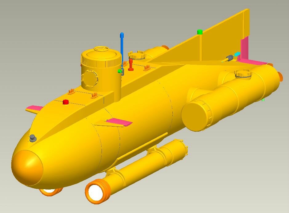 mini sous marin radiocommande NQD modelisme le redoutable
