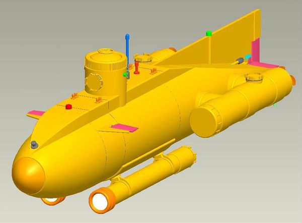 modelisme naval : sous marin explorer radiocommandé