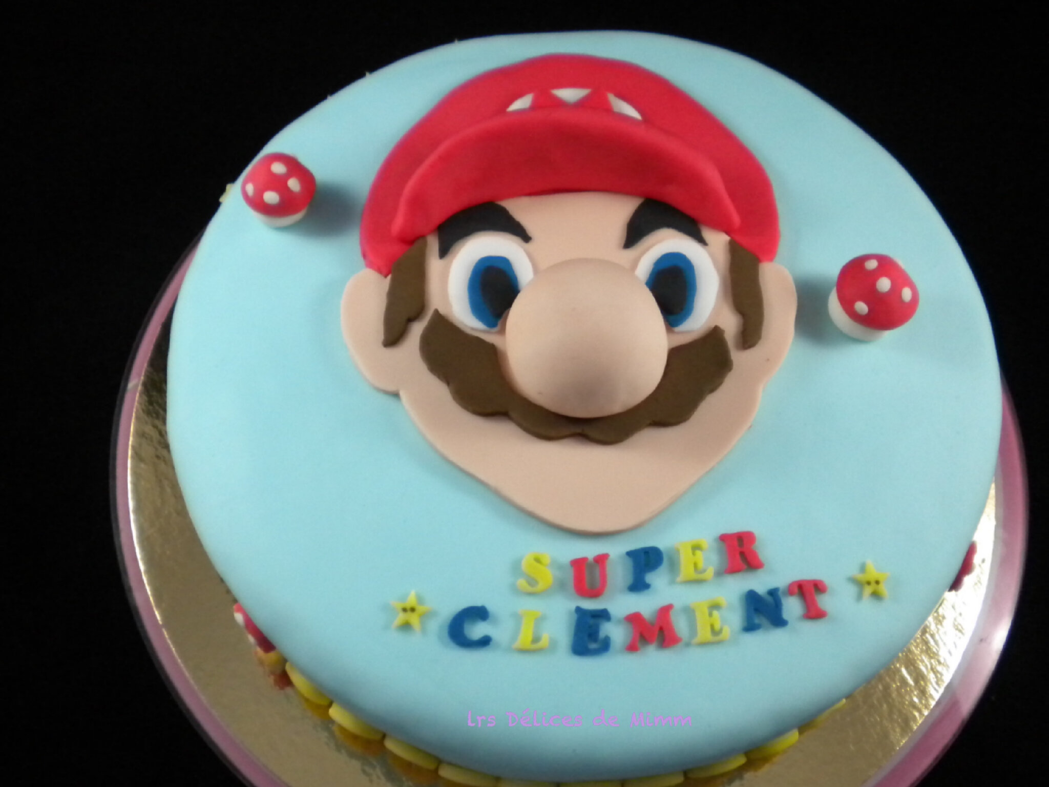Gâteau d'anniversaire Super Mario