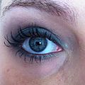 Saturday's make up : black and green smoky!