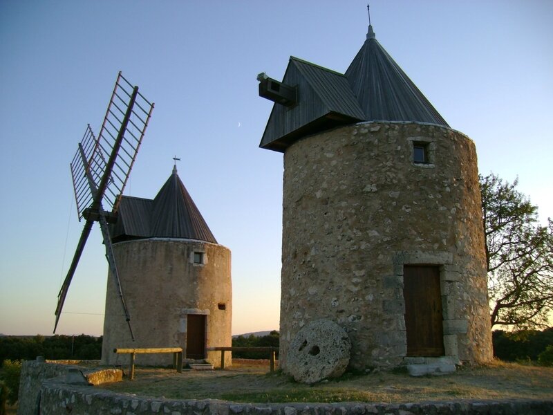 Les moulins à vent dans le Midi