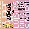 Editors - lundi 7 avril 2008 - bataclan (paris)