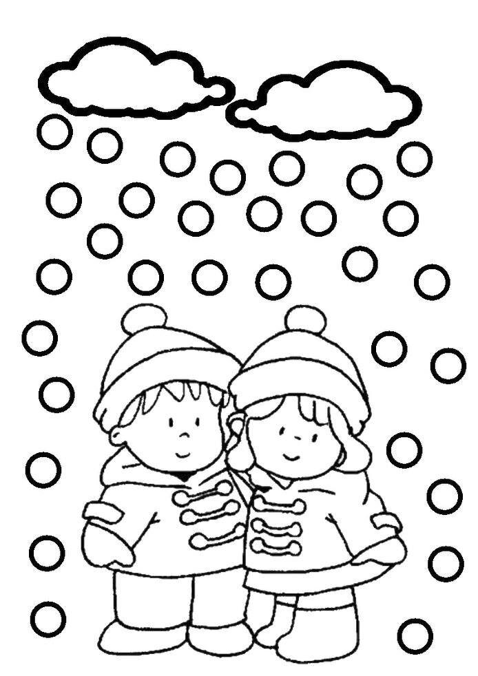 Coloriages hiver  Assistante Maternelle Argenteuil  Orgemont