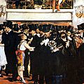 Manet, Le bal de l'opéra
