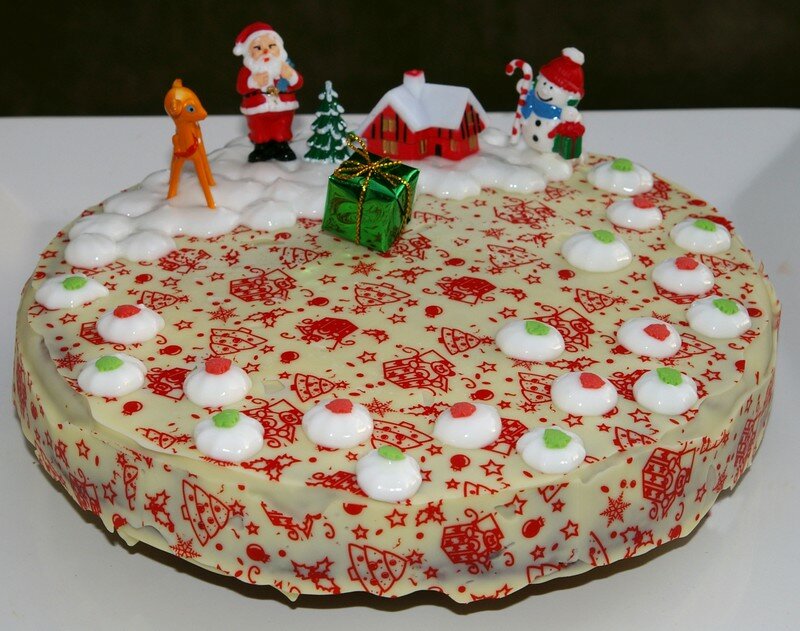 Gâteau de Noël au chocolat - ScrapCooking® La cuisine créative et