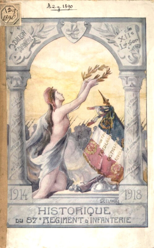Historique 87e, couv