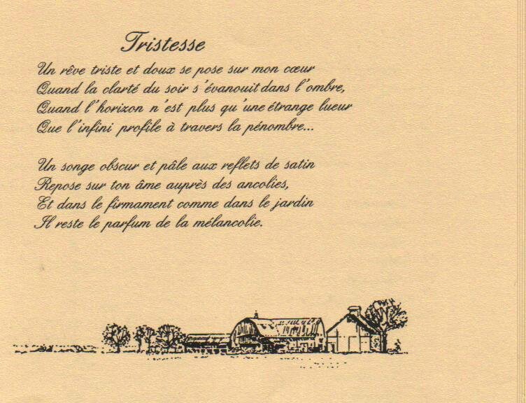100 poèmes 99 tristesse