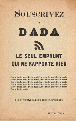 TRISTAN TZARA - emprunt DADA