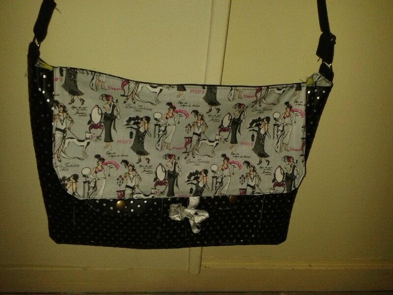 sac léonie noir la malle à domi