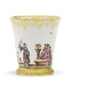 A meissen beaker, circa 1725