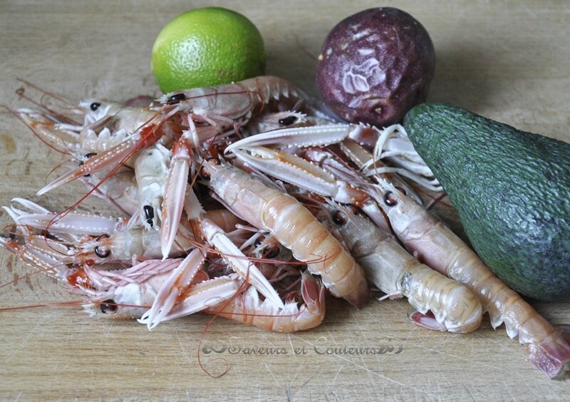 Langoustines tartare