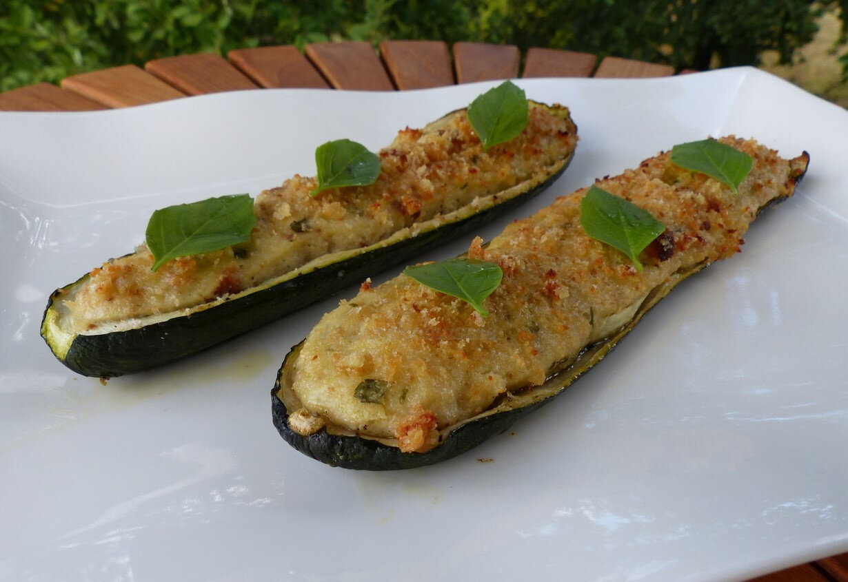 Recette Courgettes farcies légères