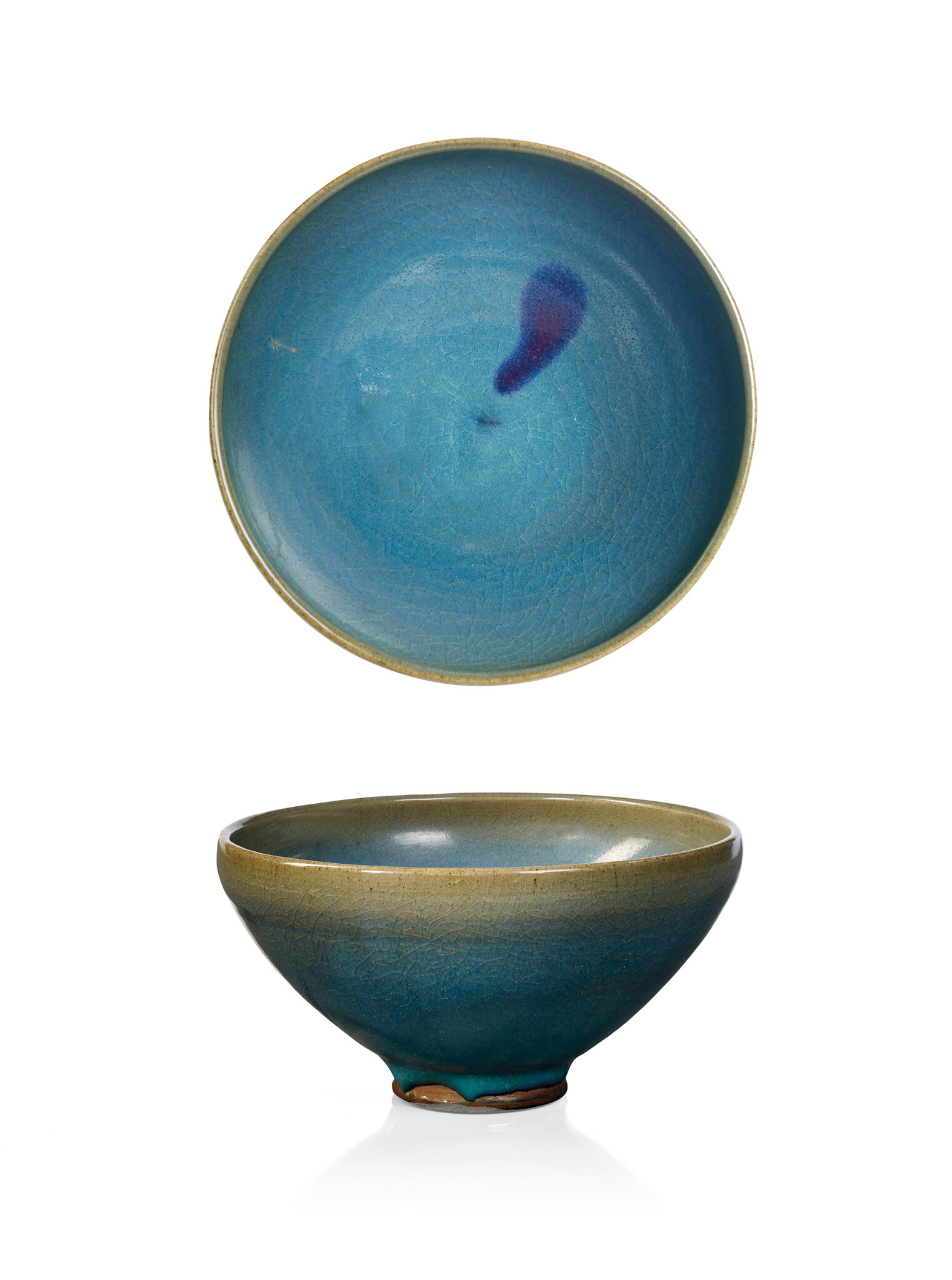 A Junyao pebble bowl, China, Yuan dynasty (1279-1368)