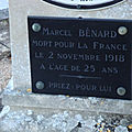 Benard marcel (issoudun) + 13/11/1918 vaudy (08)