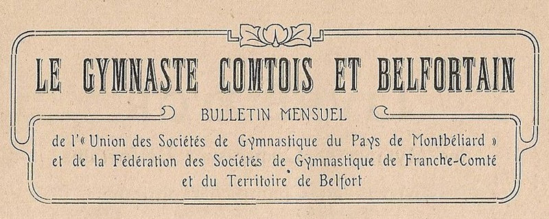 1923 Juin Gymnaste Comtois p1