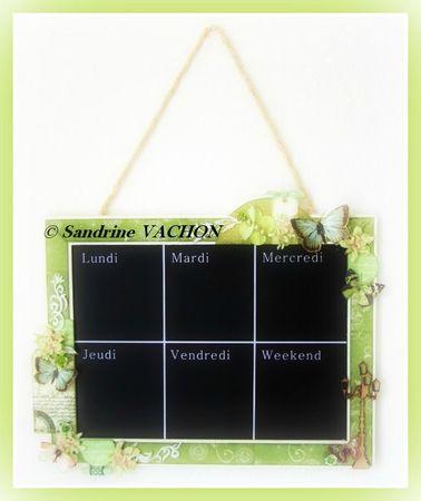 semainier vert 10