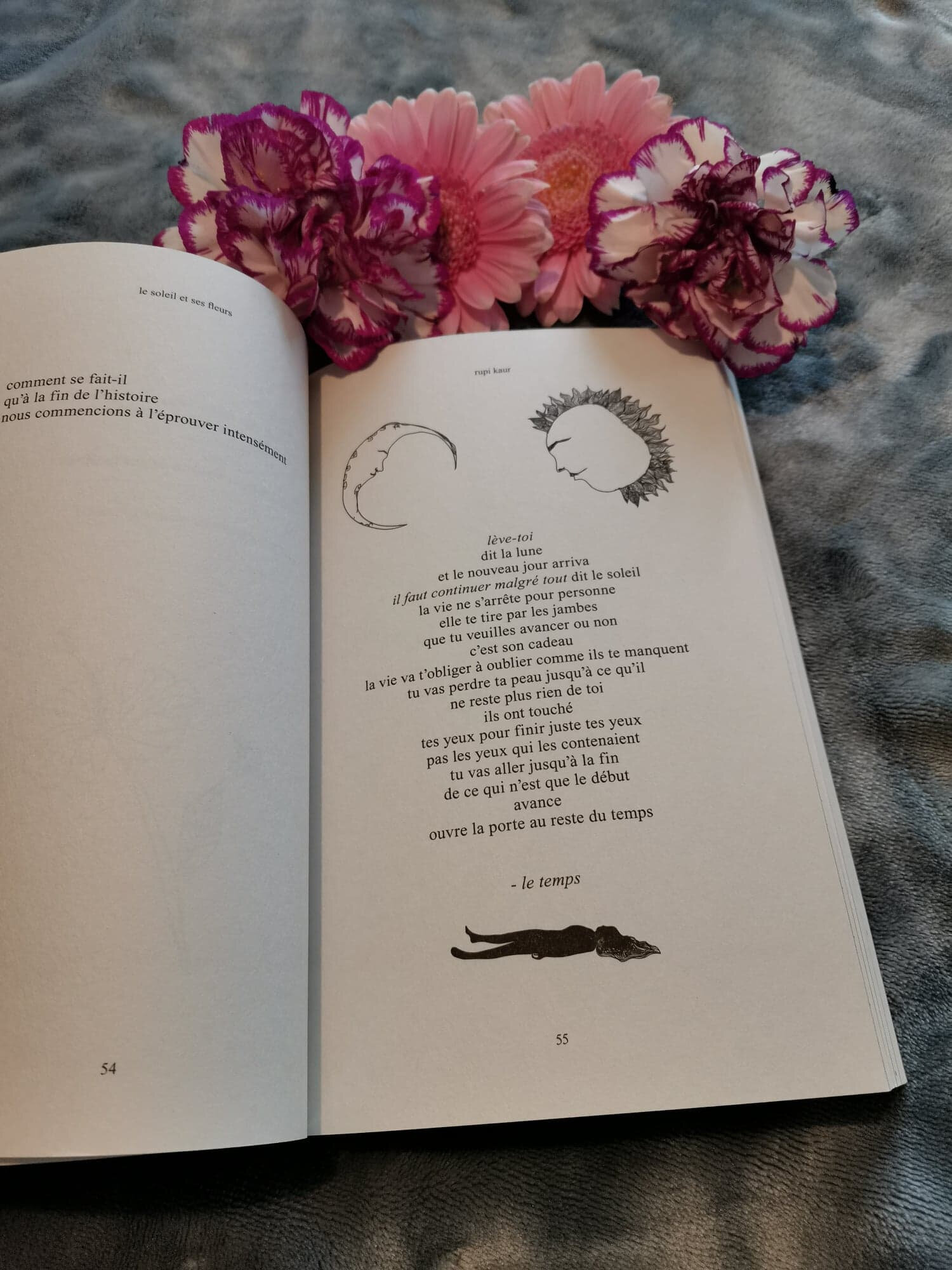 Le soleil et ses fleurs » Rupi Kaur #livre #citation #triste