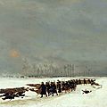 Detaille, colonne d'infanterie allant tenter un coup de main