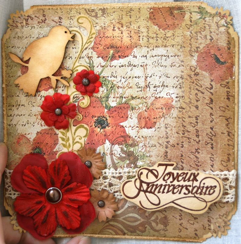 Carte Shabby Vintage Le Scrap De Leia