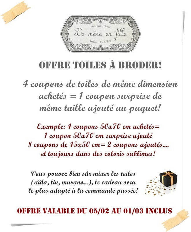 offre toiles février 2020