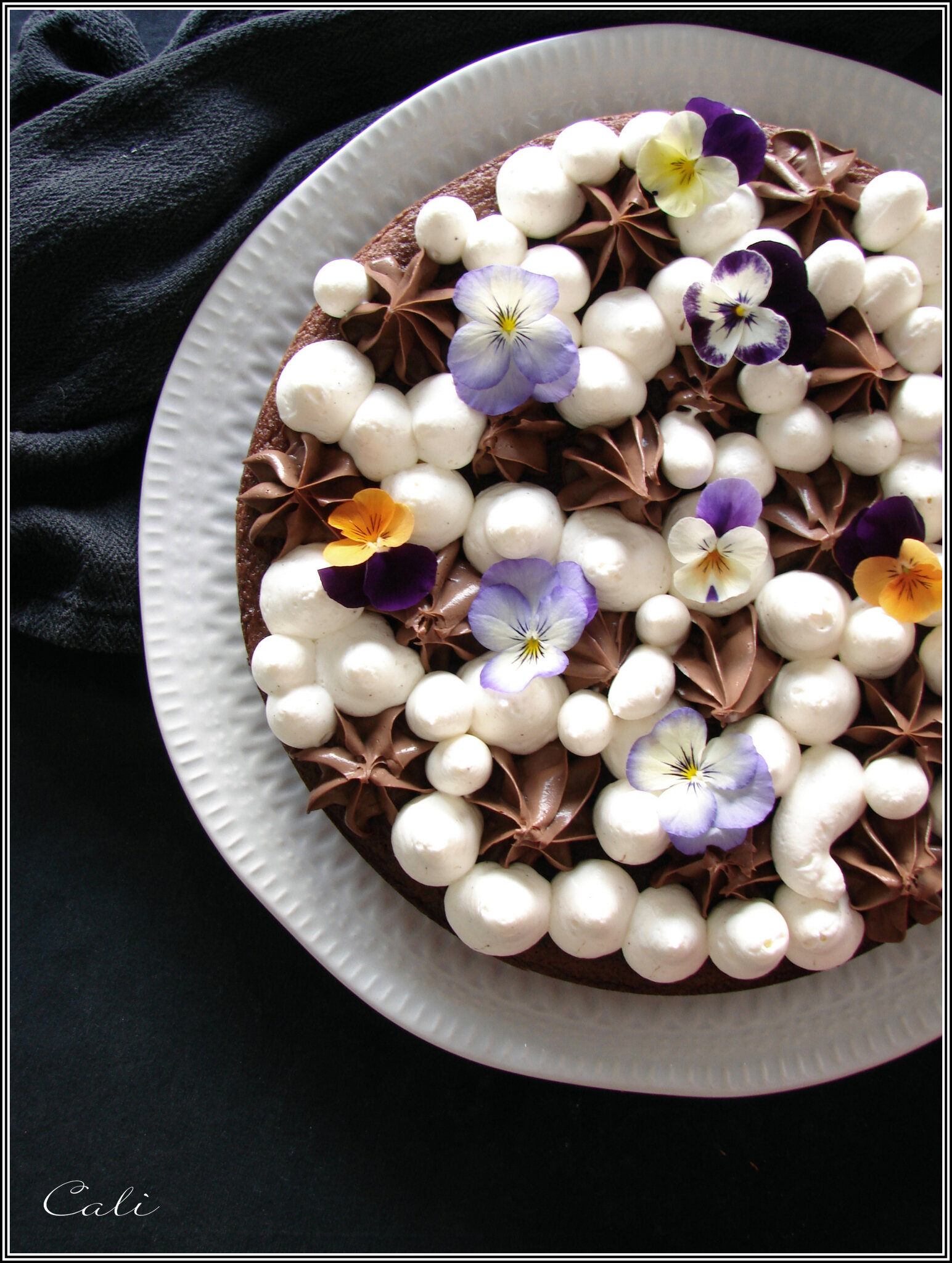Crémeux chocolat-pistache pour 1 personnes - Recettes - Elle à Table