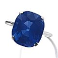 Important sapphire ring 