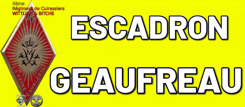 - PANNEAU d' ESCADRON CAPiTAiNE GEAUFREAU