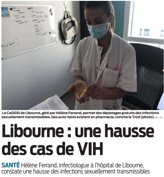 2020 08 22 SO Libourne une hausse des cas de VIH