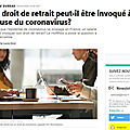 Droit de retrait et droit de retraite