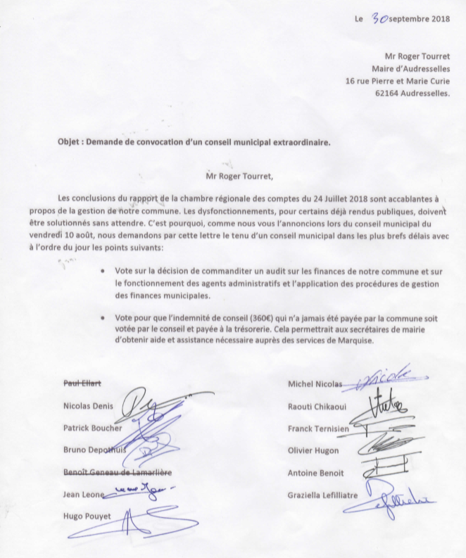 lettre convocation préfecture