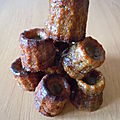 Minis cannelés au café