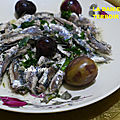 La danièle-sardines sauce blanche à l'ail au citron et persil- terroir bônois