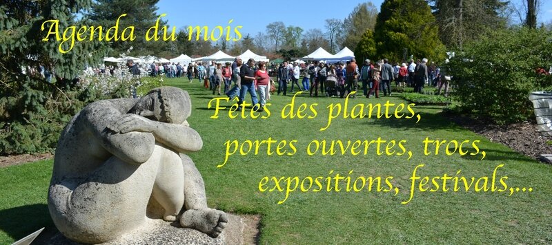 Agenda de manifestations jardin-nature du mois