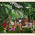 Les petits lapins de la clairière enchantée - the little rabbits of the enchanted clearing