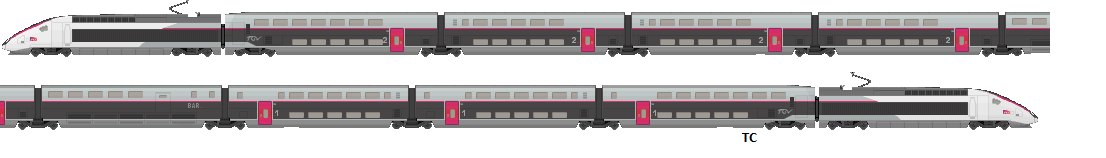 Автоматика tgv 307. Вагоны TGV Duplex. TGV чертежи. TGV 1:87. TGV Duplex чертеж.