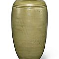 A yaozhou celadon vase, northern song dynasty (960-1127)