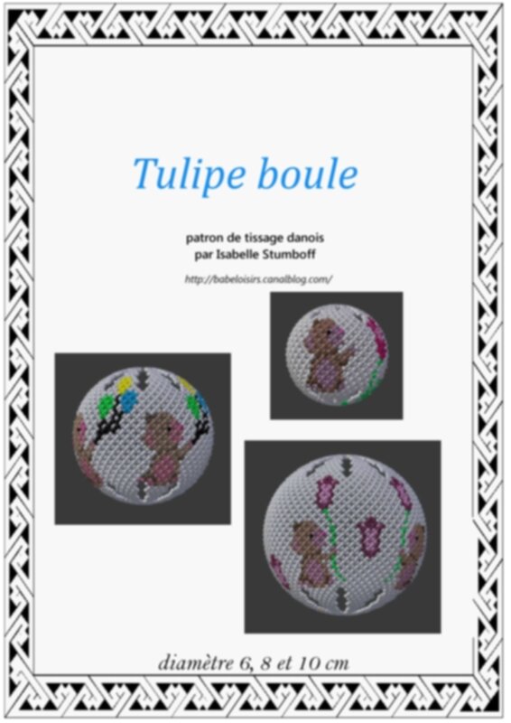 couverture tulipe boule flou