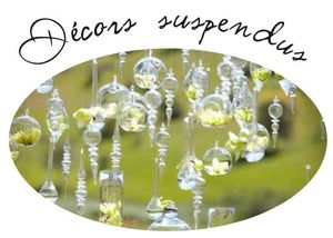 Décors suspendus boutons