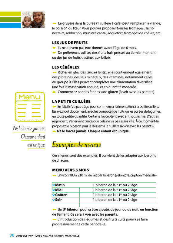 Guide  conseils pratiques aux assistant(e)s maternel(le)s  Assistante