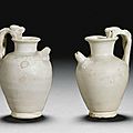 Two miniature ewers, Tang dynasty (618-907)