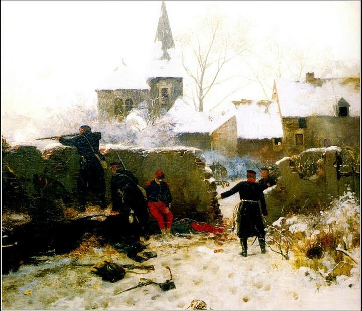 Non identifié, scène de la guerre franco-prussienne
