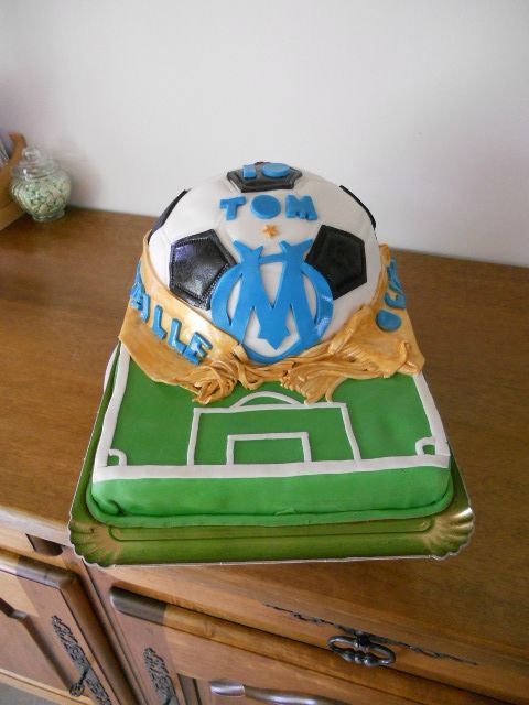 Décoration de gâteau de ballon de Football, Cupcake d'anniversaire