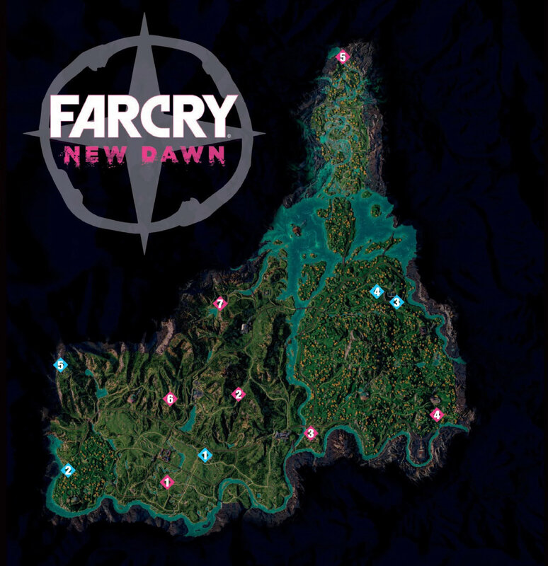 Far cry new dawn карта мира