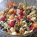 Salade plat complet.