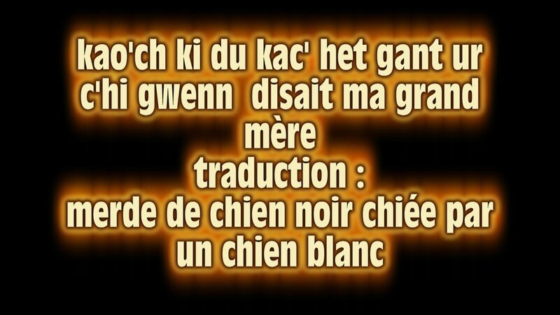 Phrase en Breton