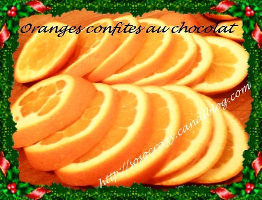 Tranches d'oranges non traitées confites - Recette par Recettes du