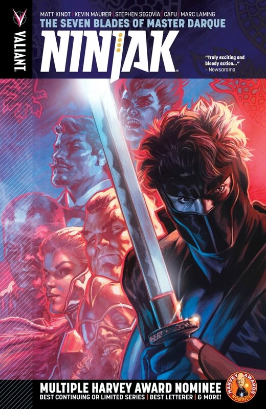valiant ninjak vol 06 the seven blades of master darque TP